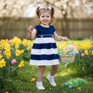 Gymboree Dress Daisy Collection, Sailor Moti, Patriotic, Sz 18-24 mnth